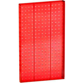 Azar International 771322-RED Global Approved 771322-RED Pegboard Wall Panel, 13.5" x 22", Red Opaque - Pkg Qty 2 image.