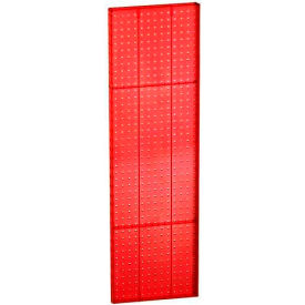 Azar International 771344-RED Global Approved 771344-RED Pegboard Wall Panel, 13.5" x 44" - Pkg Qty 2 image.