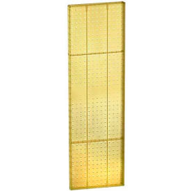 Azar International 771344-YEL Global Approved 771344-YEL Pegboard Wall Panel, 13.5" x 44" - Pkg Qty 2 image.