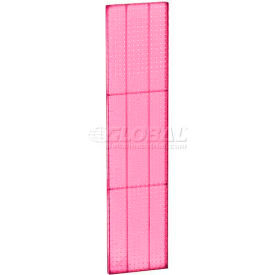 Azar International 771360-PNK Global Approved 771360-PNK Pegboard Wall Panel, 13.5" x 60", Pink Opaque - Pkg Qty 2 image.