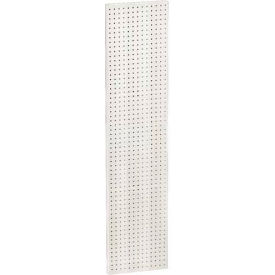 Azar International 771360-WHT Global Approved 771360-WHT Pegboard Wall Panel, 13.5" x 60", White Solid - Pkg Qty 2 image.