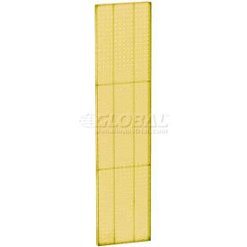 Azar International 771360-YEL Global Approved 771360-YEL Pegboard Wall Panel, 13.5" x 60", Yellow Opaque - Pkg Qty 2 image.