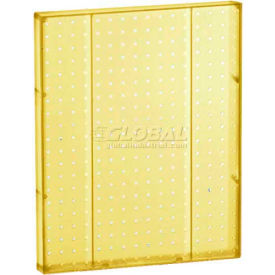 Global Approved 771620-YEL Pegboard Wall Panel, 16