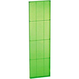 Azar International 771660-GRE Global Approved 771660-GRE Green Pegboard Wall Panel, 16" x 60" - Pkg Qty 2 image.