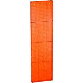 Azar International 771660-ORG Global Approved 771660-ORG Orange Pegboard Wall Panel, 16" x 60" - Pkg Qty 2 image.