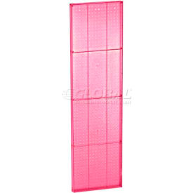 Azar International 771660-PNK Global Approved 771660-PNK Pink Pegboard Wall Panel, 16" x 60" - Pkg Qty 2 image.