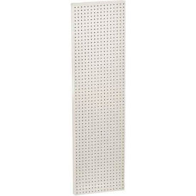 Azar International 771660-WHT Global Approved 771660-WHT White Pegboard Wall Panel, 16" x 60" - Pkg Qty 2 image.