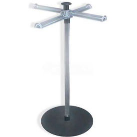 Azar International 900048 Global Approved 900048 Crossed Single Pole Bracelet/Necklace Countertop Display, 19" High, 9" Base image.