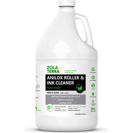 SUPER SIMPLE LLC ZT-ARC-CON-001GA-04 ZolaTerra® Anilox Roller & Ink Cleaner, Gallon Bottle, 4 Bottles image.