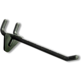 Global Approved 800074-BLK 4" Opaque Plastic Hook Black - Pkg Qty 50