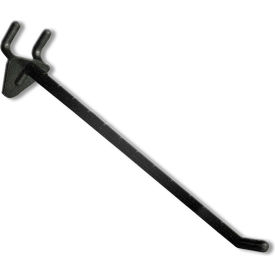 Global Approved 800078-BLK 8" Opaque Plastic Hook Black - Pkg Qty 50