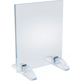 Global Approved 132722 Vertical/Horizontal Dual-Stand Sign Holder 5" x 7" - Pkg Qty 10