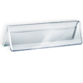 Global Approved 192801 Acrylic Two-Sided Nameplate 6" x 2" Acrylic - Pkg Qty 10