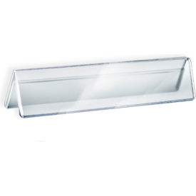 Global Approved 192802 Acrylic Two-Sided Nameplate 8.5" x 2" Acrylic - Pkg Qty 10
