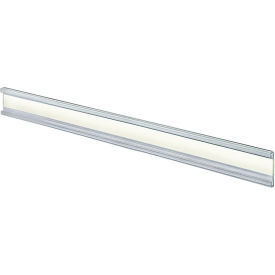 Global Approved 199603 Adhesive-Back C-Channel Nameplate 11" x 1" Acrylic - Pkg Qty 10
