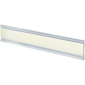 Global Approved 199605 Adhesive-Back C-Channel Nameplate 8.5" x 1.5" Acrylic - Pkg Qty 10