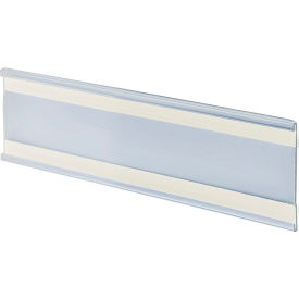 Global Approved 199611 Adhesive-Back C-Channel Nameplate 8.5" x 3" Acrylic - Pkg Qty 10
