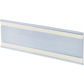 Global Approved 199615 Adhesive-Back C-Channel Nameplate 11" x 4" Acrylic - Pkg Qty 10