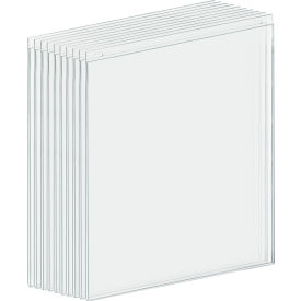 Global Approved 162728 Vertical Wall Mount Acrylic Sign Holder 17" x 22" Acrylic - Pkg Qty 10