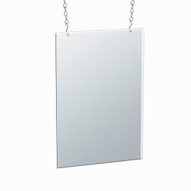 Global Approved 172708 Acrylic Hanging Poster Frame 11" x 17" Acrylic 1 Piece