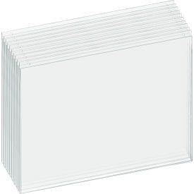 Global Approved 162729 Horizontal Wall Mount Acrylic Sign Holder 22" x 17" Acrylic - Pkg Qty 10