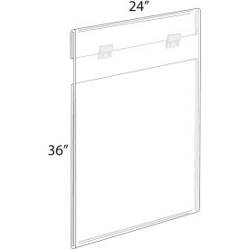 Global Approved 182736 Acrylic Large Poster Frame 24" x 36" Acrylic 1 Piece