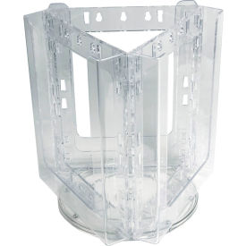 Global Approved 252320 3-Pocket Letter Size Brochure Holder On Revolving Base 9" Base