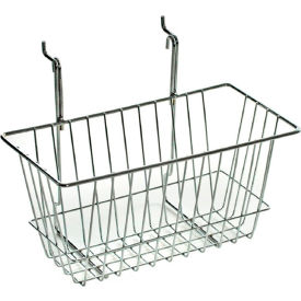 Global Approved 300620 Wire Basket 6 1/4"H Chrome - Pkg Qty 2