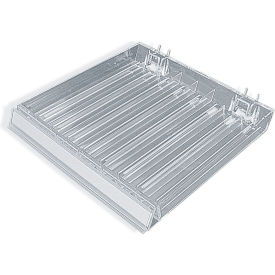 Global Approved 225508 8-Section Nail Polish Tray Pegboard/Slatwall-12" x 9.5 " Acrylic - Pkg Qty 2