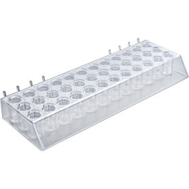 Global Approved 225523 36-Slot Lipstick & Mascara Tray Pgbrd/Slat-W 13" x 1.5" Acrylic - Pkg Qty 2