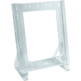 Global Approved 252302 Single Pocket Letter Size Countertop Brochure Holder 9" x 11" - Pkg Qty 10