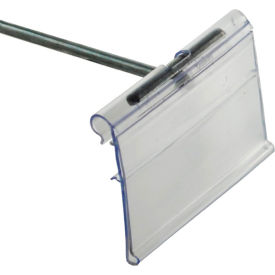Global Approved 700842 Flip Scan Label Holder 1.5" x 2" - Pkg Qty 50