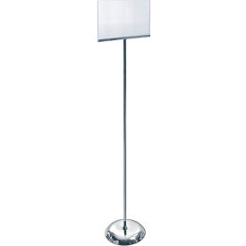 Global Approved 300845 Clear Acrylic Sign Holder W/ Stand 11" x 8.5" Plastic 1 Piece