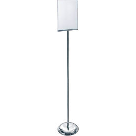 Global Approved 300840 Clear Acrylic Sign Holder W/ Stand 8" x 11" Plastic 1 Piece