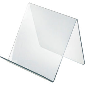 Global Approved 515430 Acrylic Easel W/ 1.75" Lip 7" x 6.5" Acrylic - Pkg Qty 10