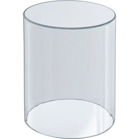 Global Approved 556408 Acrylic Cylinder 4" x 8" Clear 1 Piece