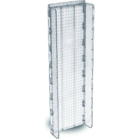 Global Approved 700352-CLR Pegboard Powering 13.75" x 44" Clear 1 Piece