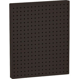 Global Approved 771620-BLK Pegboard Wall Panel 16" x 20" Black Solid - Pkg Qty 2