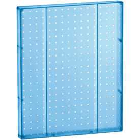 Global Approved 771620-BLU Pegboard Wall Panel 16" x 20" Blue Opaque - Pkg Qty 2