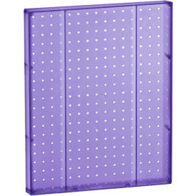Global Approved 771620-PUR Pegboard Wall Panel 16" x 20" Purple Opaque - Pkg Qty 2