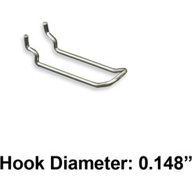 Global Approved 701130 3" Safety Loop Hook Galvanized - Pkg Qty 50