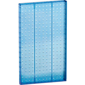 Global Approved 771322-BLU Pegboard Wall Panel 13.5" x 22" Blue Opaque - Pkg Qty 2