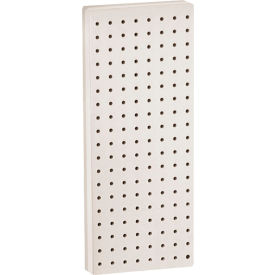 Global Approved 770820-WHT Pegboard Wall Panel 8" x 20" - Pkg Qty 2