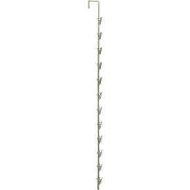 Global Approved 800227 12 Station Display Strips W/ Square Top 32" High - Pkg Qty 10