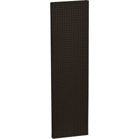 Global Approved 771660-BLK Black Pegboard Wall Panel 16" x 60" - Pkg Qty 2