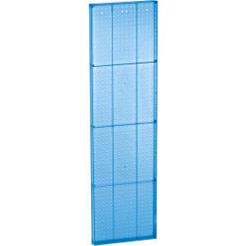 Global Approved 771660-BLU Blue Pegboard Wall Panel 16" x 60" - Pkg Qty 2