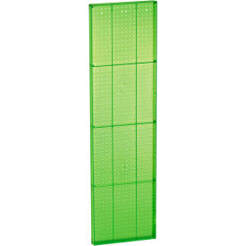 Global Approved 771660-GRE Green Pegboard Wall Panel 16" x 60" - Pkg Qty 2