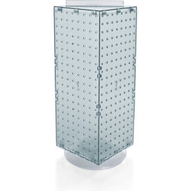 Global Approved 703385-CLR Interlocking Pegboard Countertop Display 8" x 20" Clear 1 Piece