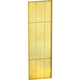 Global Approved 771344-YEL Pegboard Wall Panel 13.5" x 44" - Pkg Qty 2