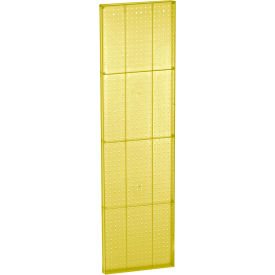 Global Approved 771660-YEL Yellow Pegboard Wall Panel 16" x 60" - Pkg Qty 2